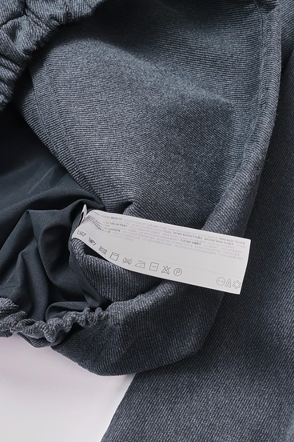 Vanguardia Triple Waistline Paneling Sagging Cotton Sweatpants