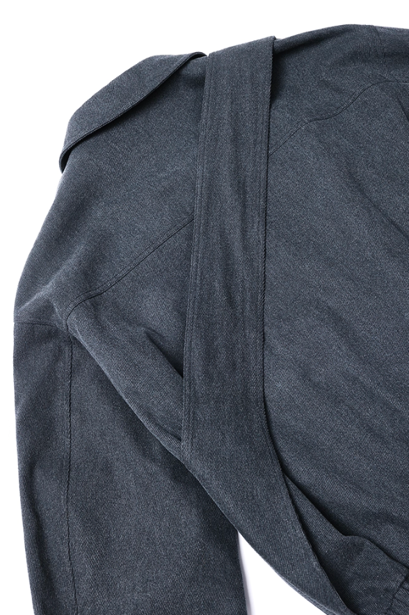 Vanguardia Triple Waistline Paneling Sagging Cotton Sweatpants