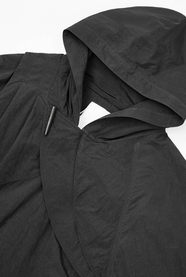 Vanguardia Triple Waistline Paneling Sagging Cotton Sweatpants