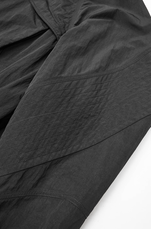 Vanguardia Triple Waistline Paneling Sagging Cotton Sweatpants