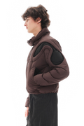 Vanguardia Triple Waistline Paneling Sagging Cotton Sweatpants