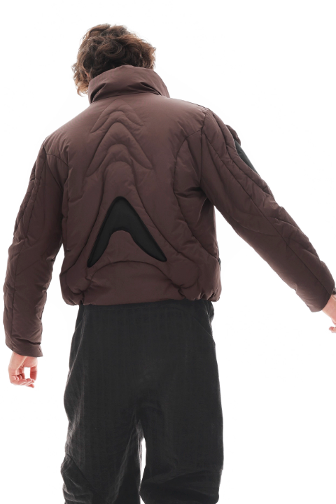Vanguardia Triple Waistline Paneling Sagging Cotton Sweatpants