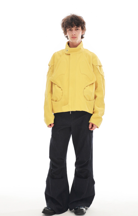 54A0-EP01 Pleated Armor Motorcycle Jacket