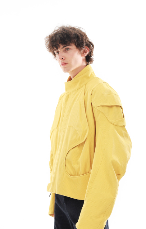 54A0-EP01 Pleated Armor Motorcycle Jacket