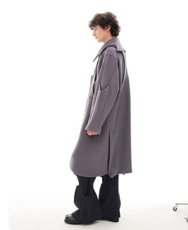 Vanguardia Triple Waistline Paneling Sagging Cotton Sweatpants