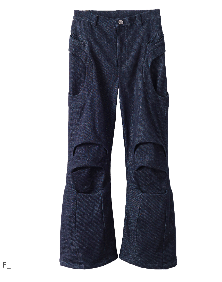 54A0-EP01 Cave-Style Flared Pants