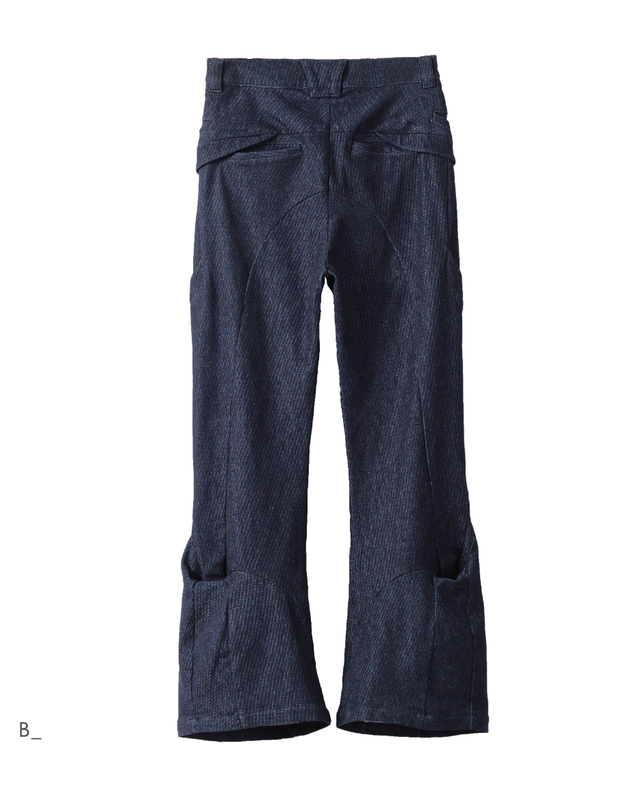 54A0-EP01 Cave-Style Flared Pants