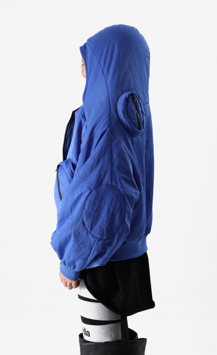 Vanguardia Triple Waistline Paneling Sagging Cotton Sweatpants