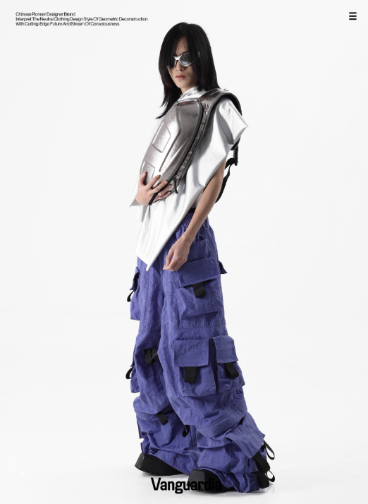 Vanguardia Wide-Leg Detachable Cargo Pants
