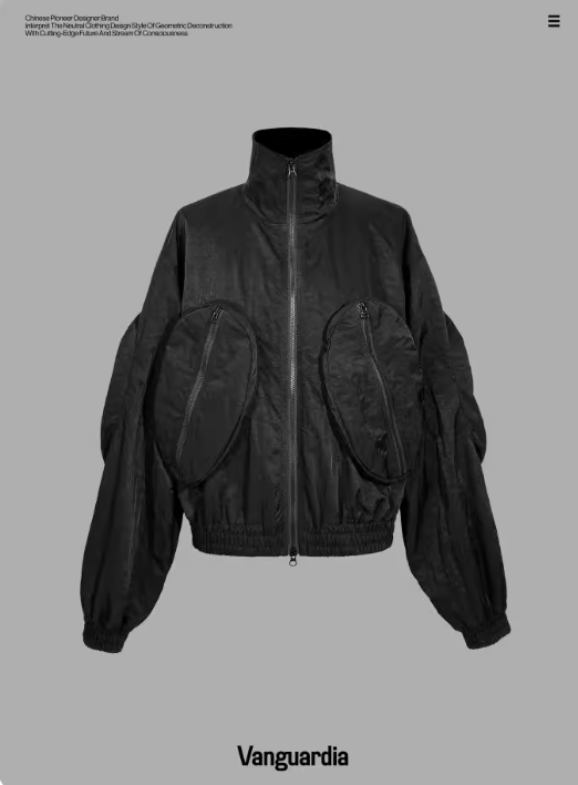 Vanguardia Nylon Short  Multi-pocket Jacket