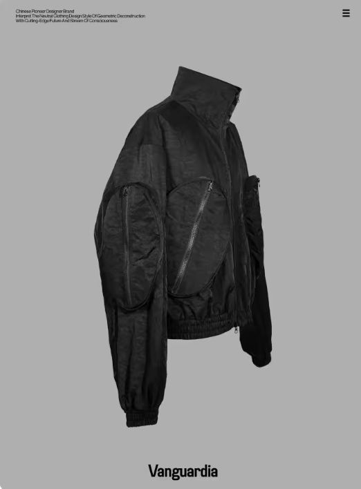 Vanguardia Nylon Short  Multi-pocket Jacket