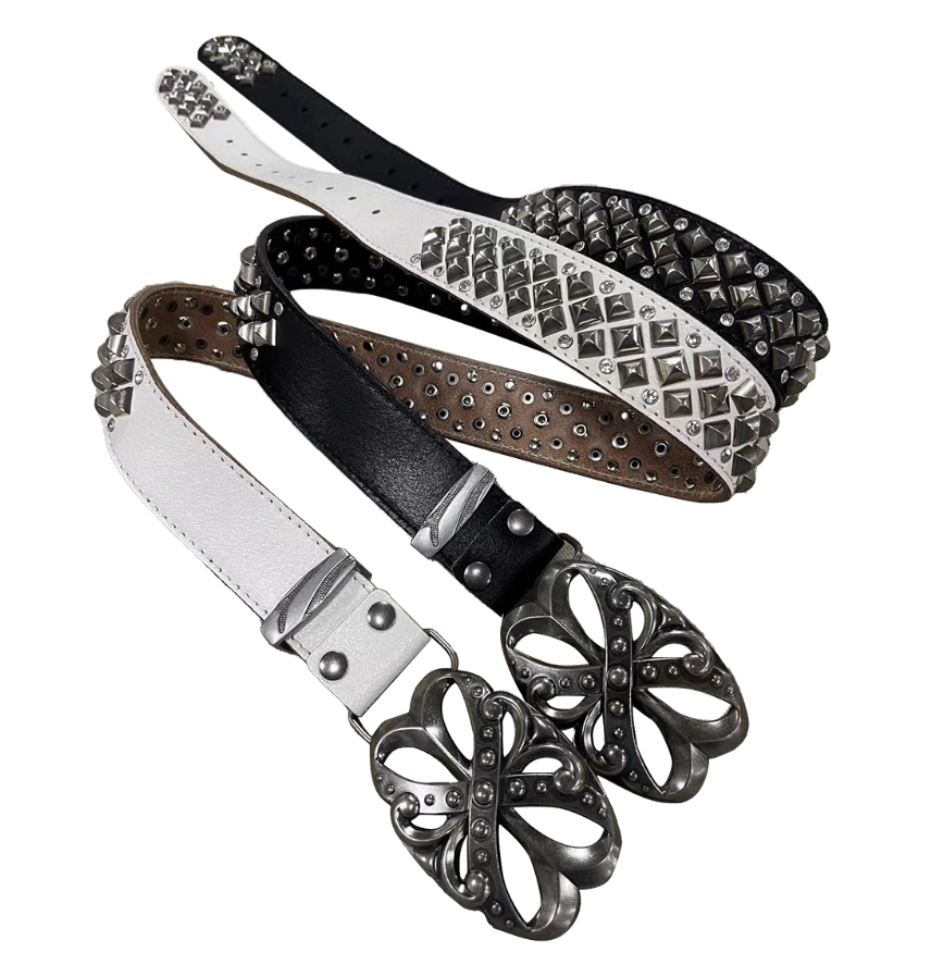 DND4DES Retro Punk Leather Belt