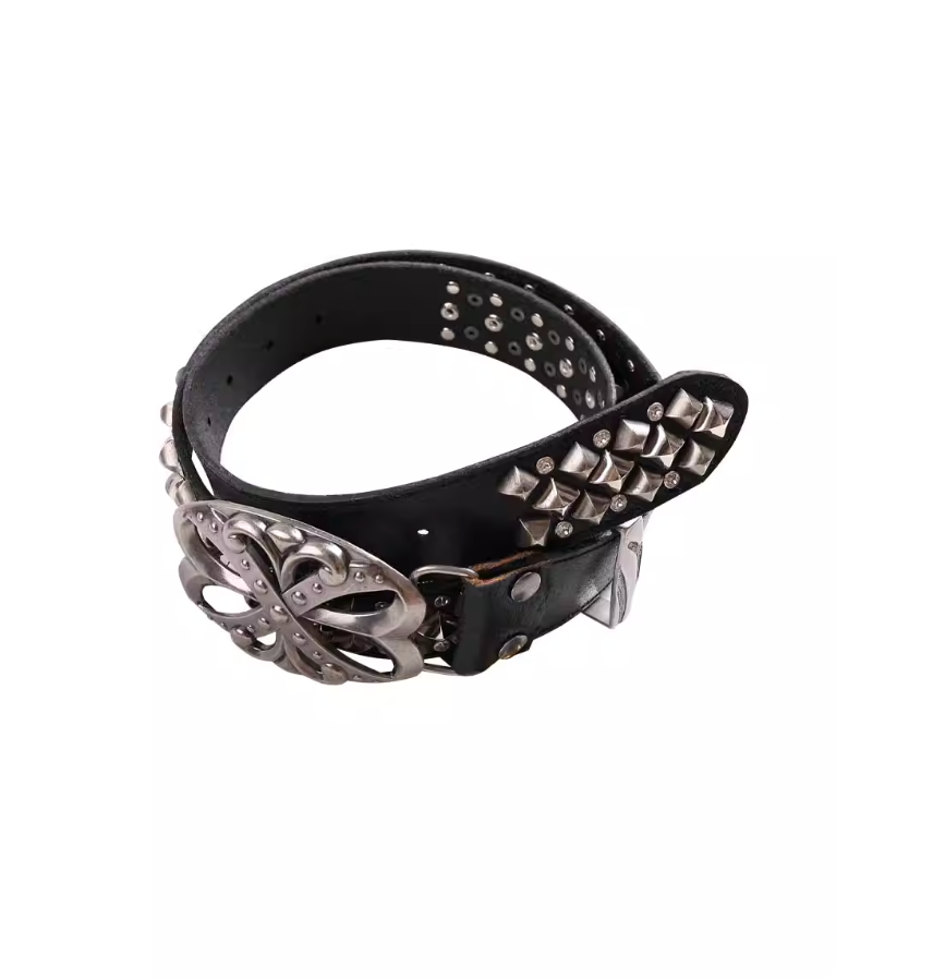 DND4DES Retro Punk Leather Belt