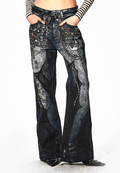 Vanguardia Triple Waistline Paneling Sagging Cotton Sweatpants