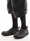Vanguardia Triple Waistline Paneling Sagging Cotton Sweatpants