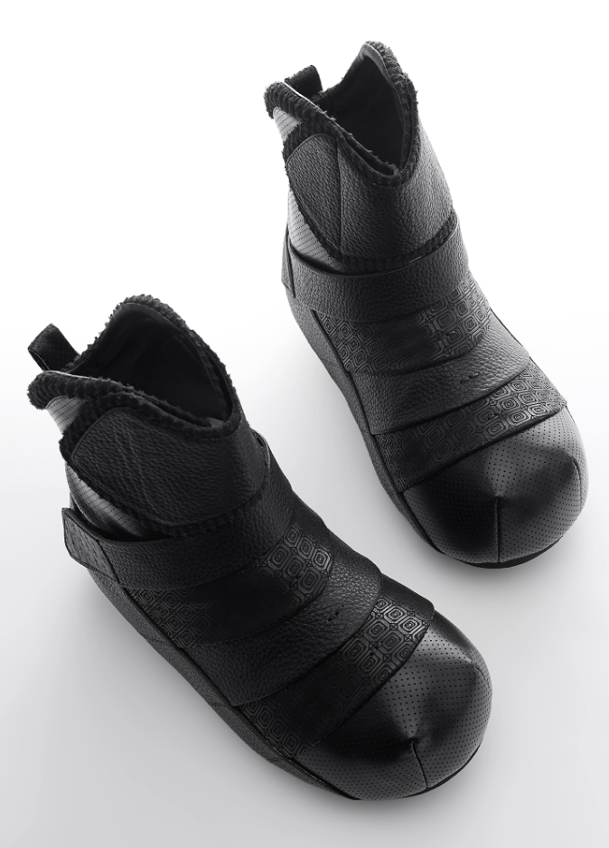 54A0×musaafeer Tortoise Shell Bamboo Boots