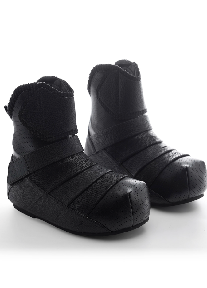54A0×musaafeer Tortoise Shell Bamboo Boots