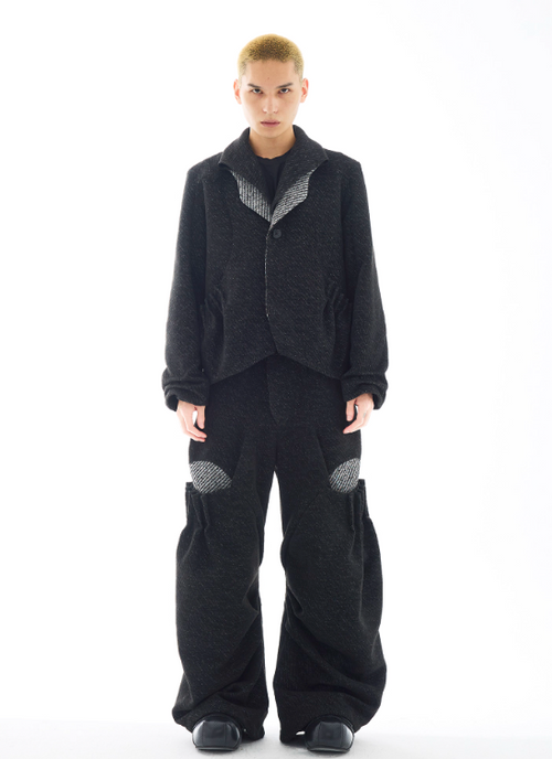 54A0 Umbrella Teeth Suit Jacket