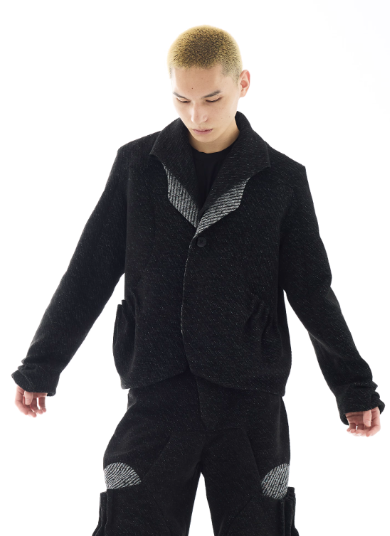 Vanguardia Triple Waistline Paneling Sagging Cotton Sweatpants