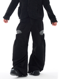 Vanguardia Triple Waistline Paneling Sagging Cotton Sweatpants