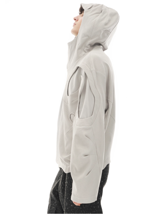 Vanguardia Triple Waistline Paneling Sagging Cotton Sweatpants