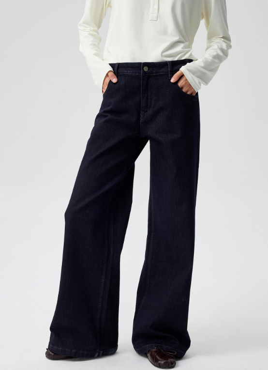 Simple Project Blue Straight Fit Jeans