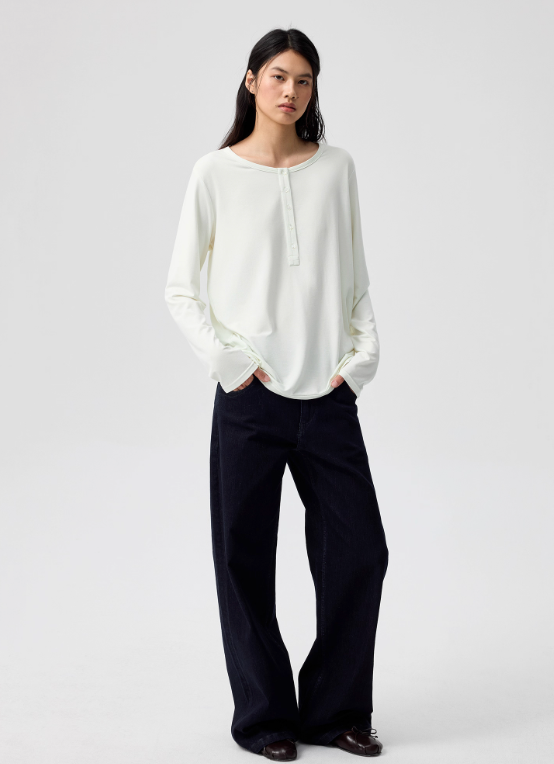 Simple Project Blue Straight Fit Jeans