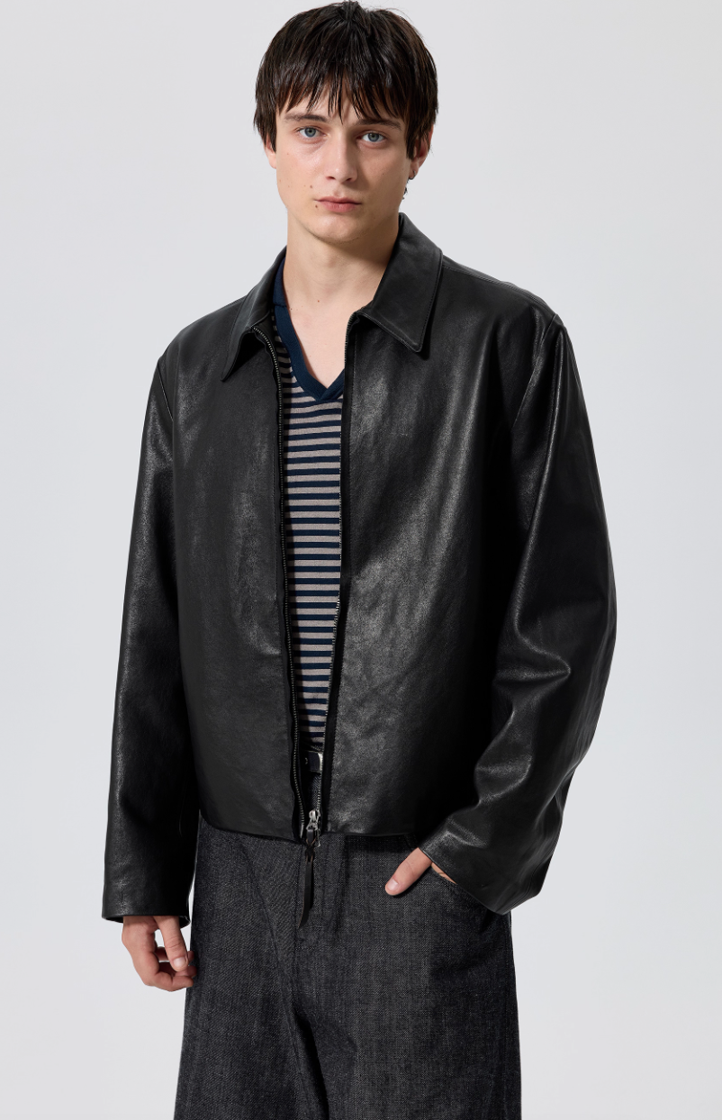 Simple Project Lambskin Jacket