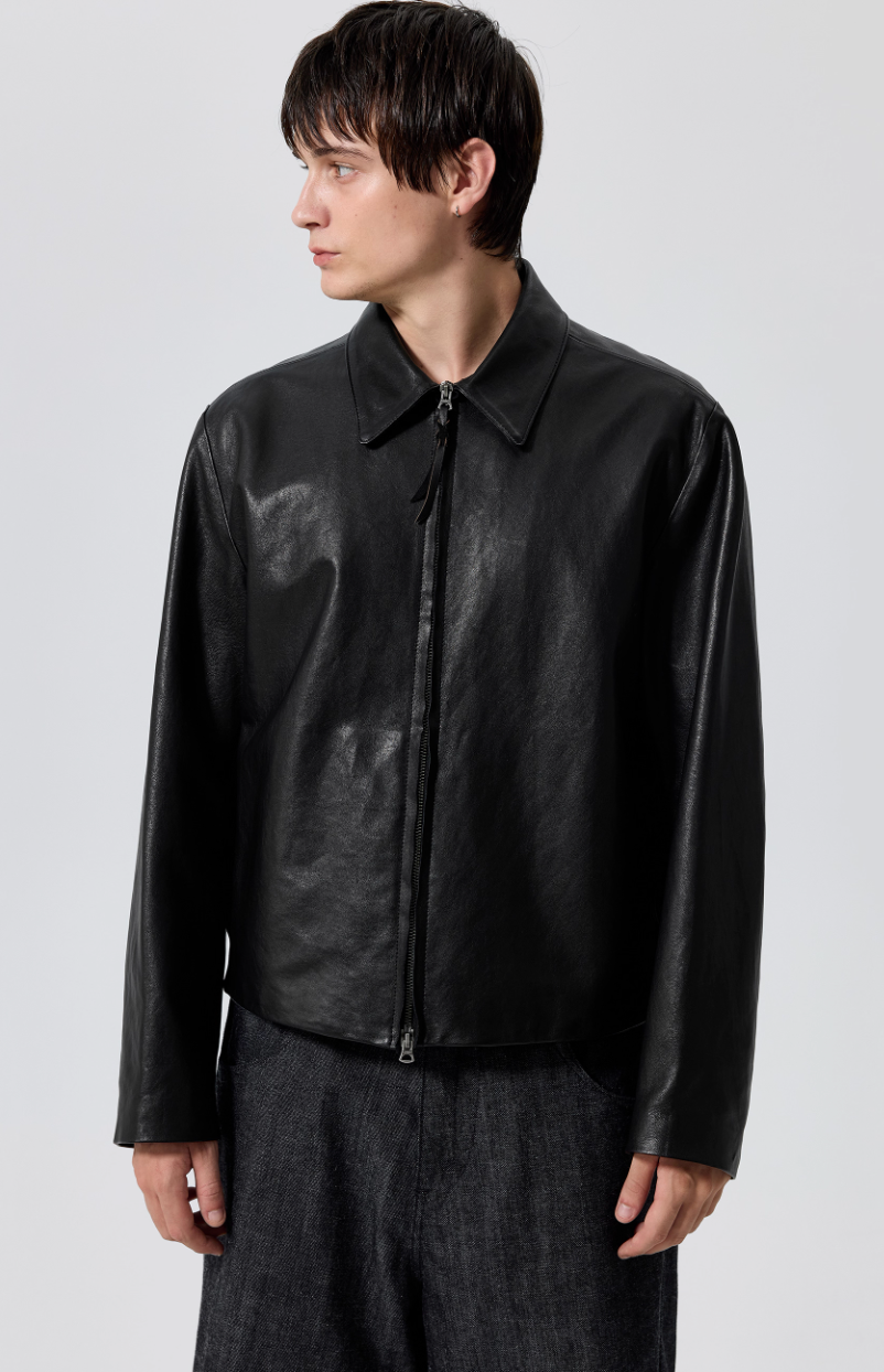 Simple Project Lambskin Jacket
