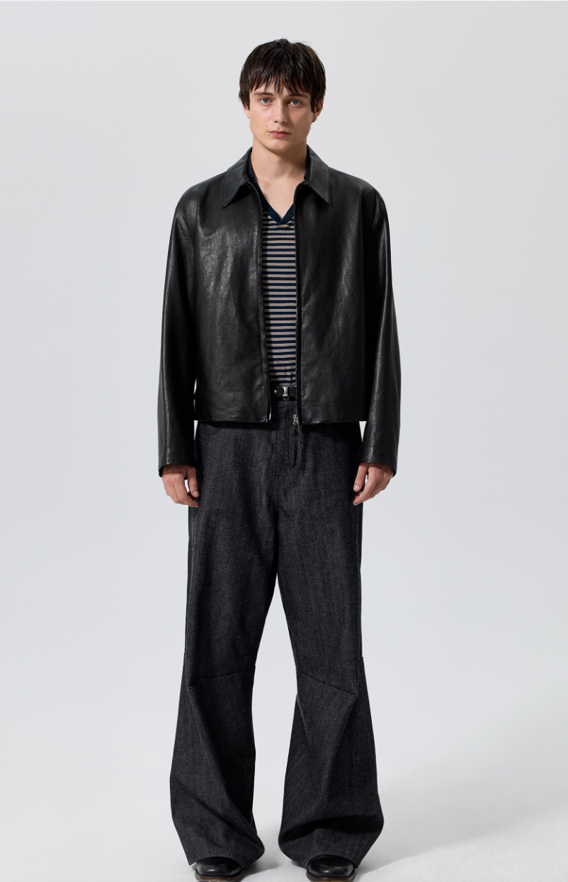 Simple Project Lambskin Jacket