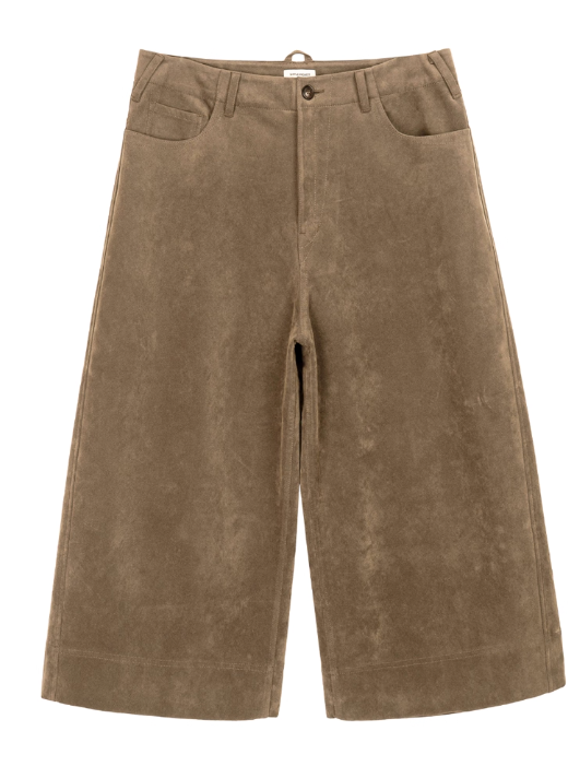 Vanguardia Triple Waistline Paneling Sagging Cotton Sweatpants