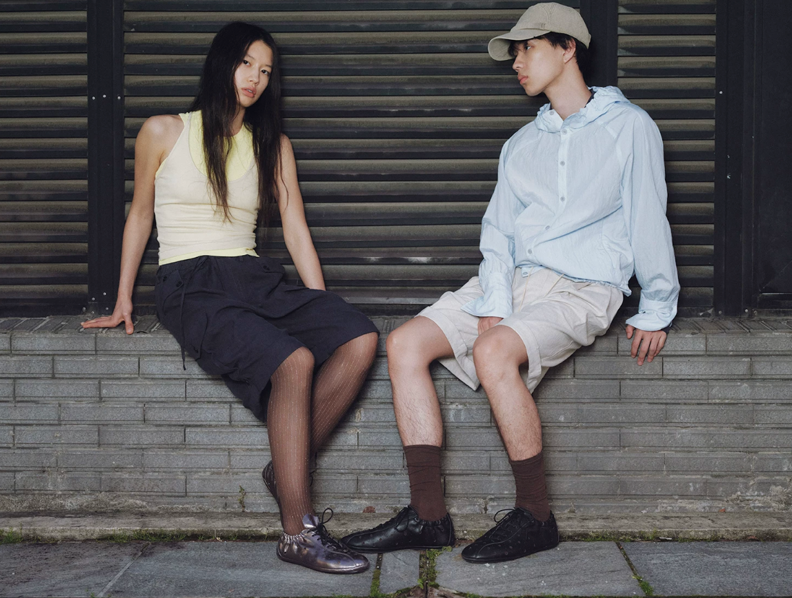 Simple Project Linen-blend Bermuda Shorts