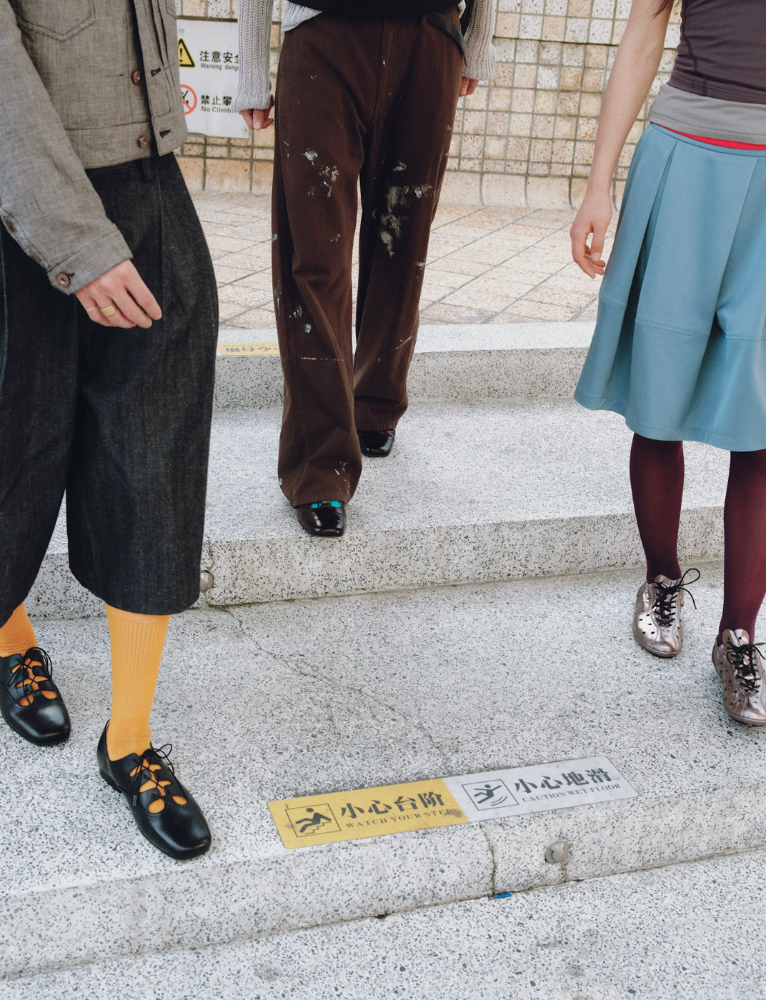 Simple Project Ballet-style Leather Shoes