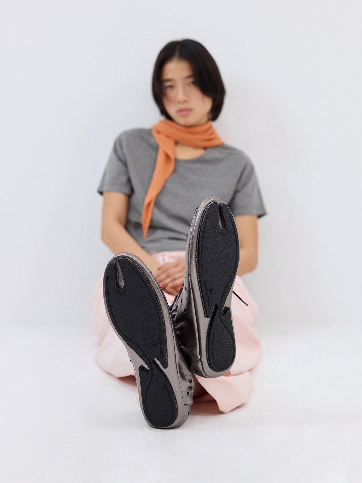Simple Project Riding Leather Shoes