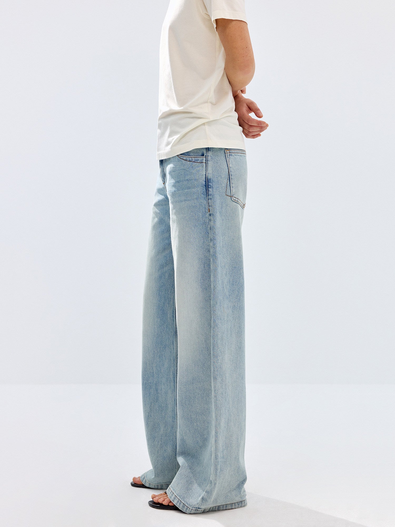 Simple Project Light Blue Wash Jeans