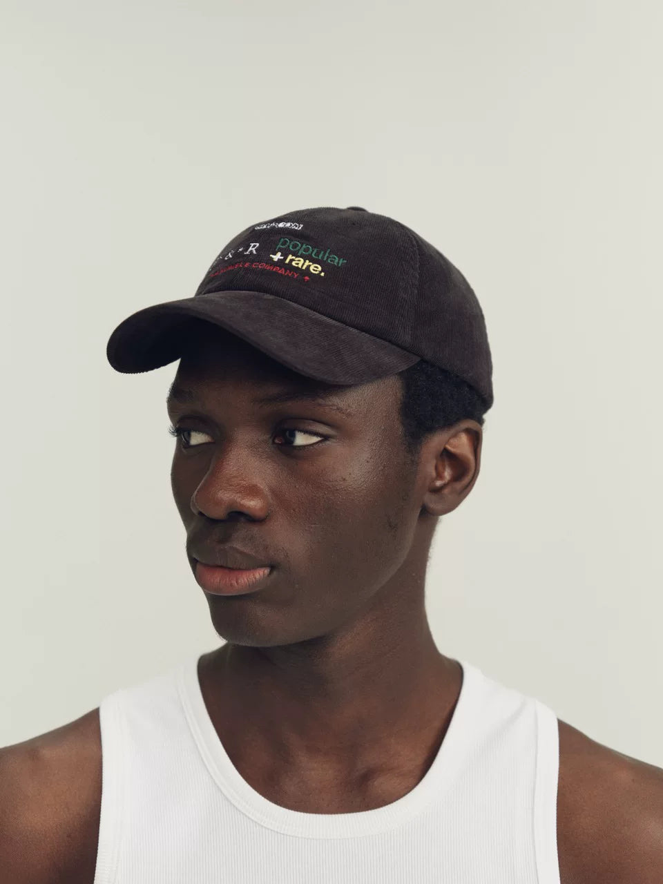 THE PROUDER ultra-fine ultra-soft corduroy embroidered baseball cap