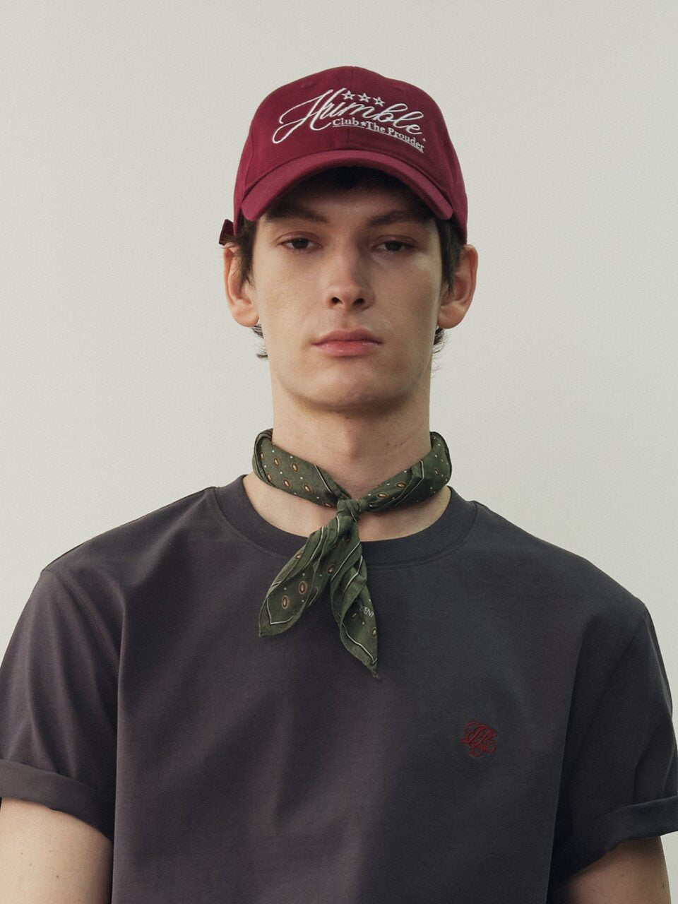 THE PROUDER "Humble Club" floral embroidered baseball cap