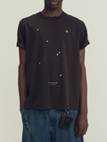 THE PROUDER Enzyme Wash Distressed Printed T-Shirt