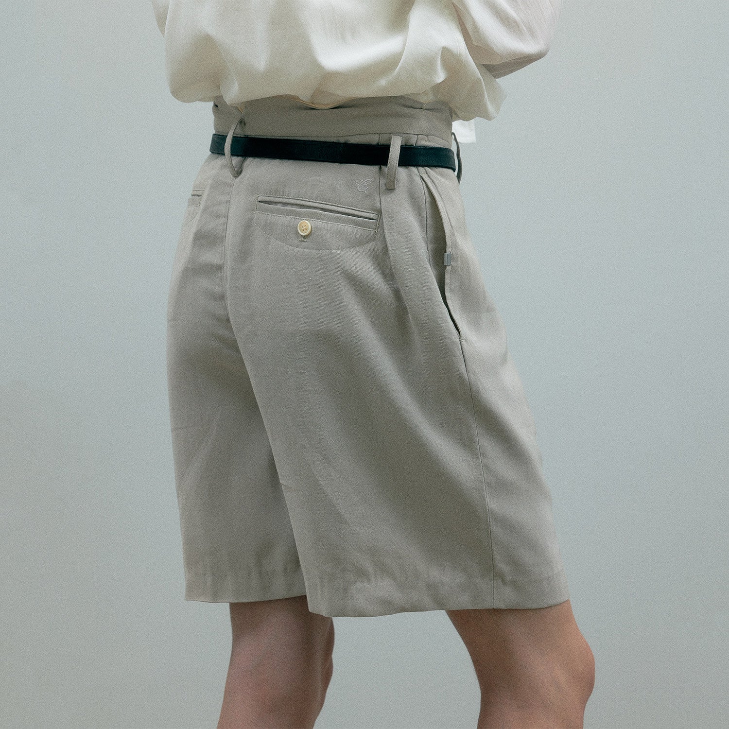 C2H4 Fold-over Tailored Shorts