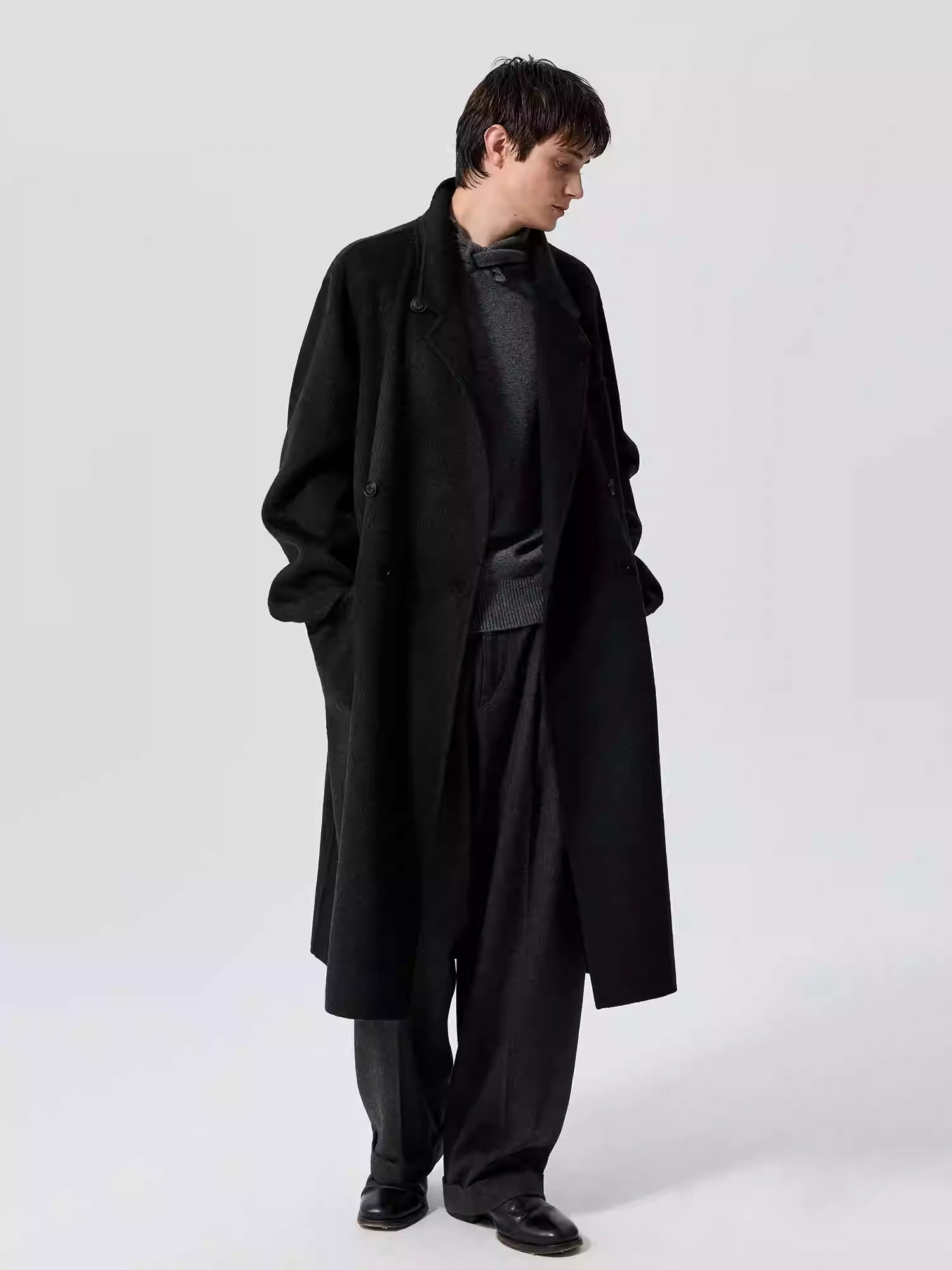 Simple Project Wool Chester Coat