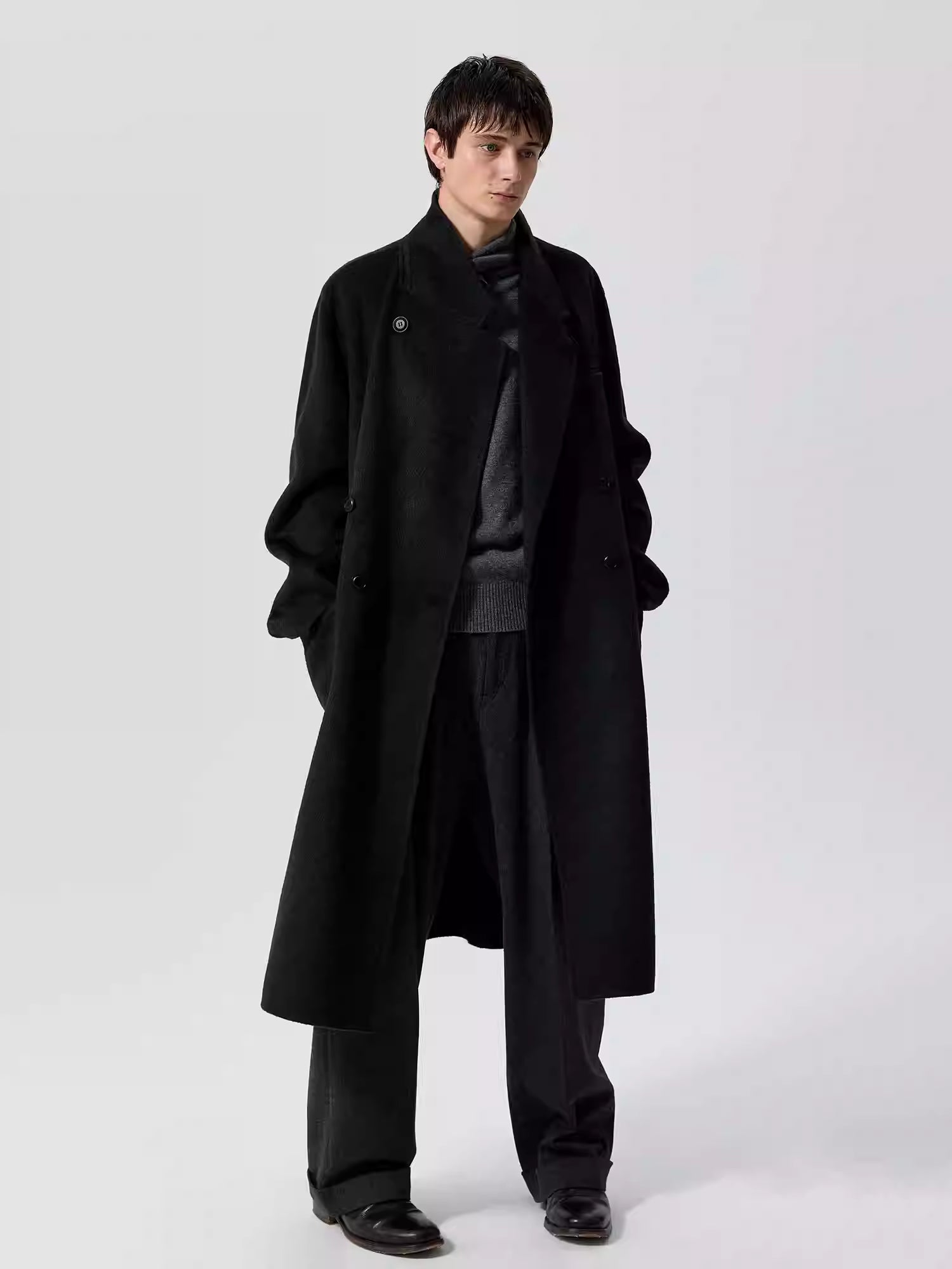 Simple Project Wool Chester Coat