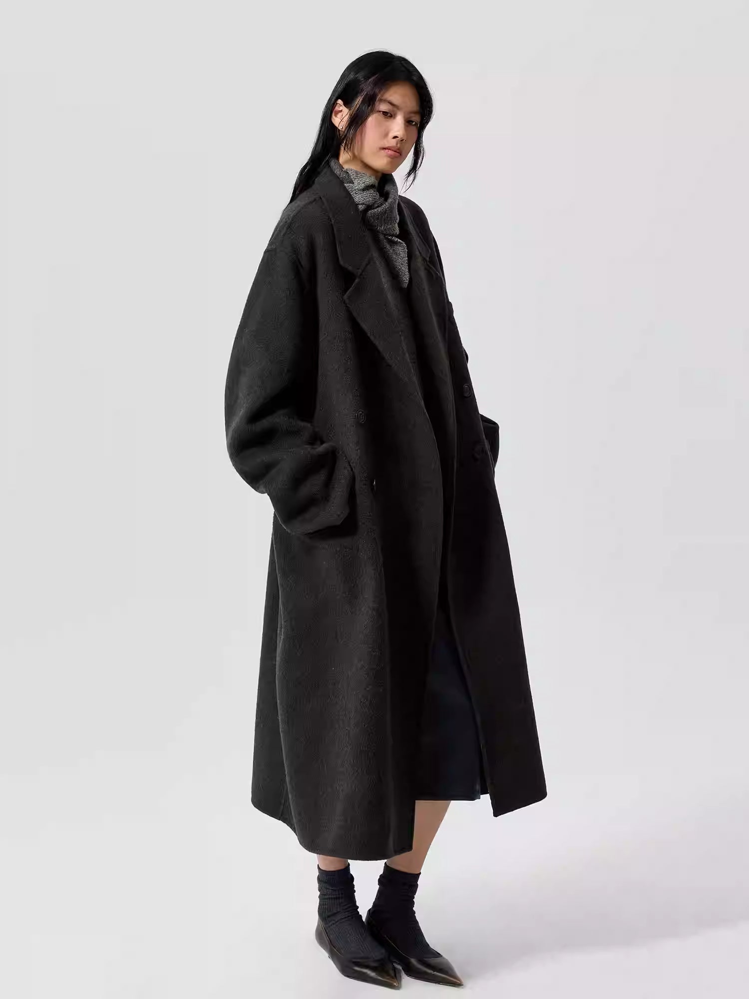 Simple Project Wool Chester Coat