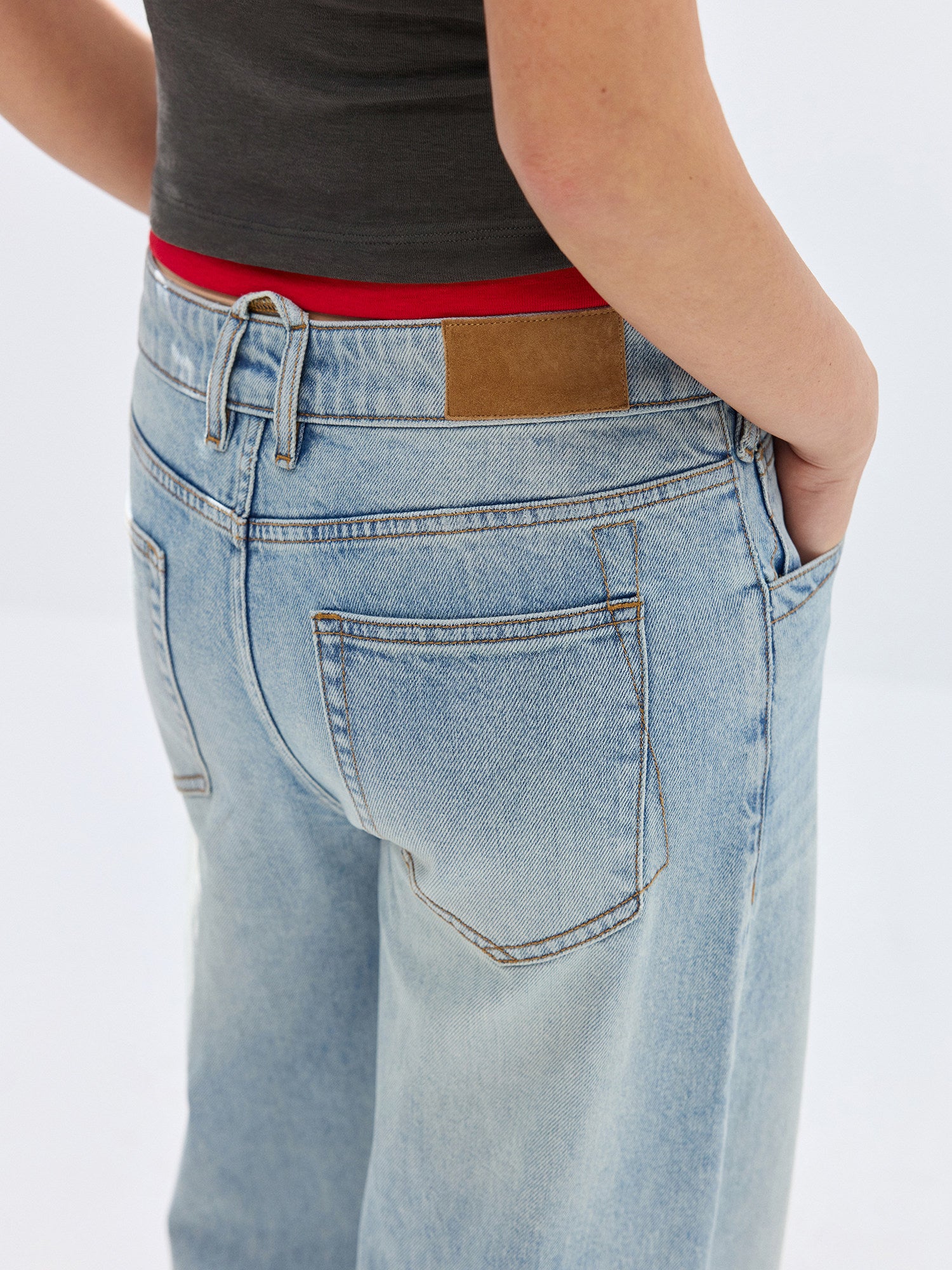 Simple Project Light Blue Wash Jeans