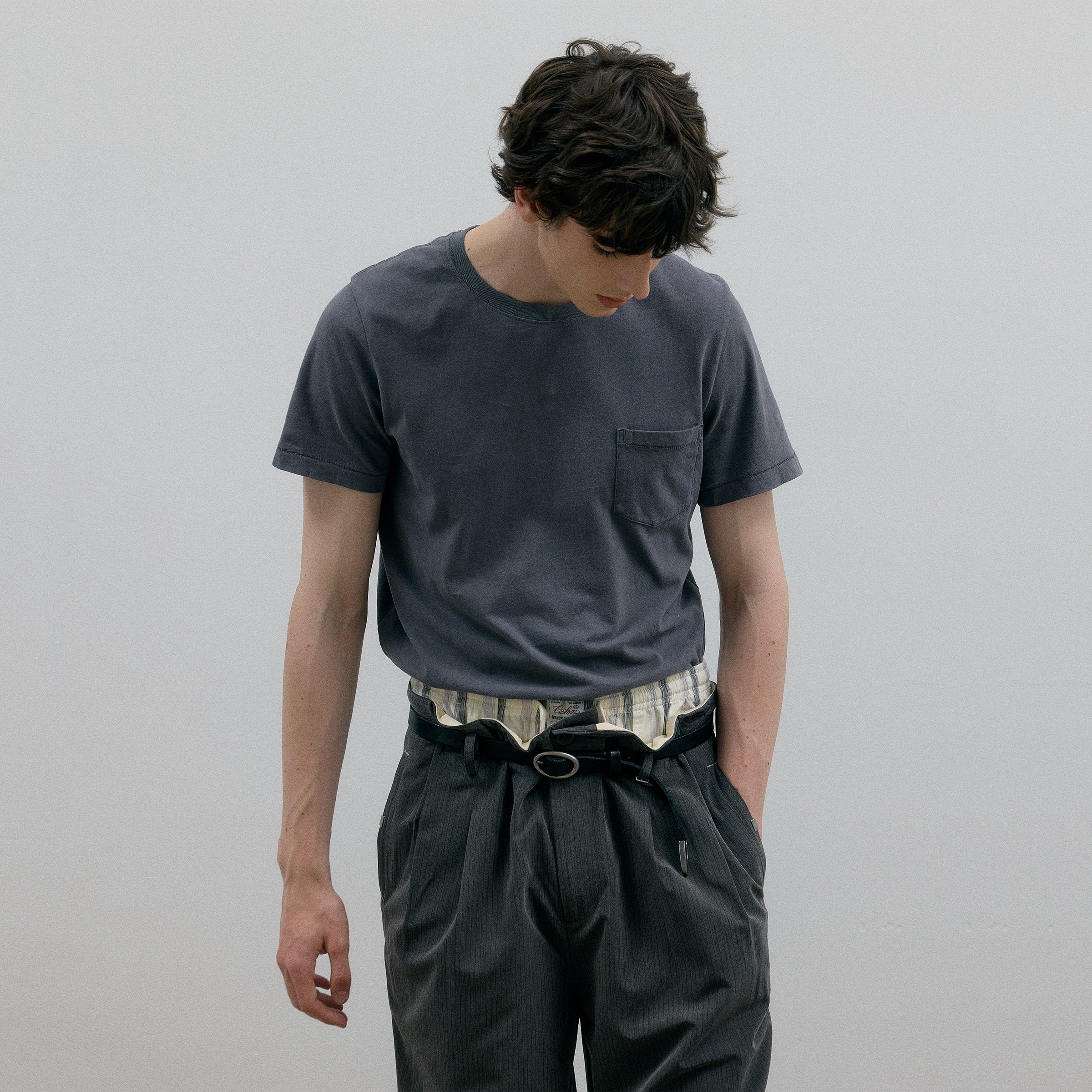 C2H4 Wrinkled Pocket T-shirt