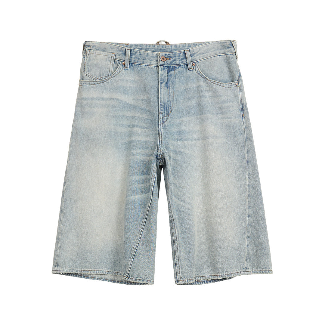 Simple Project Light blue denim shorts