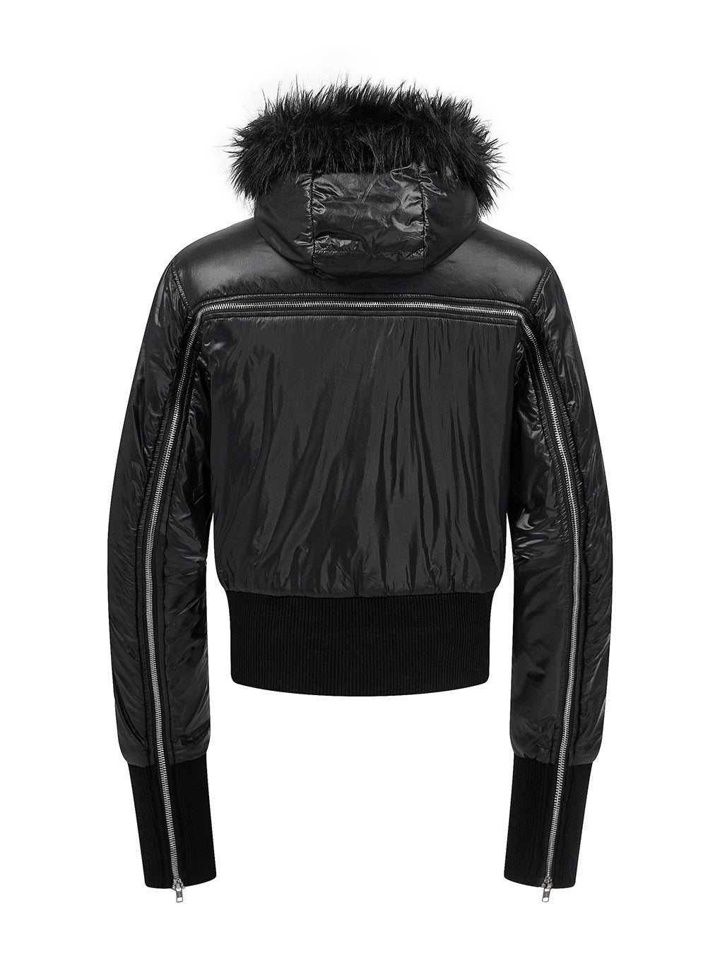 REBEL WAVE25FW "DЁL" Hooded Zipper Jacket with Fur Collar