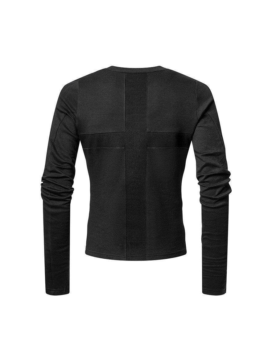 REBEL WAVE25FW "" Cross Slim Fit Long-Sleeve