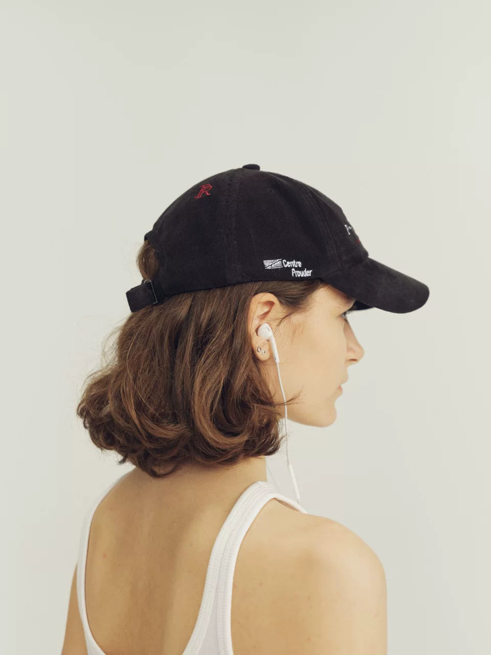 THE PROUDER ultra-fine ultra-soft corduroy embroidered baseball cap