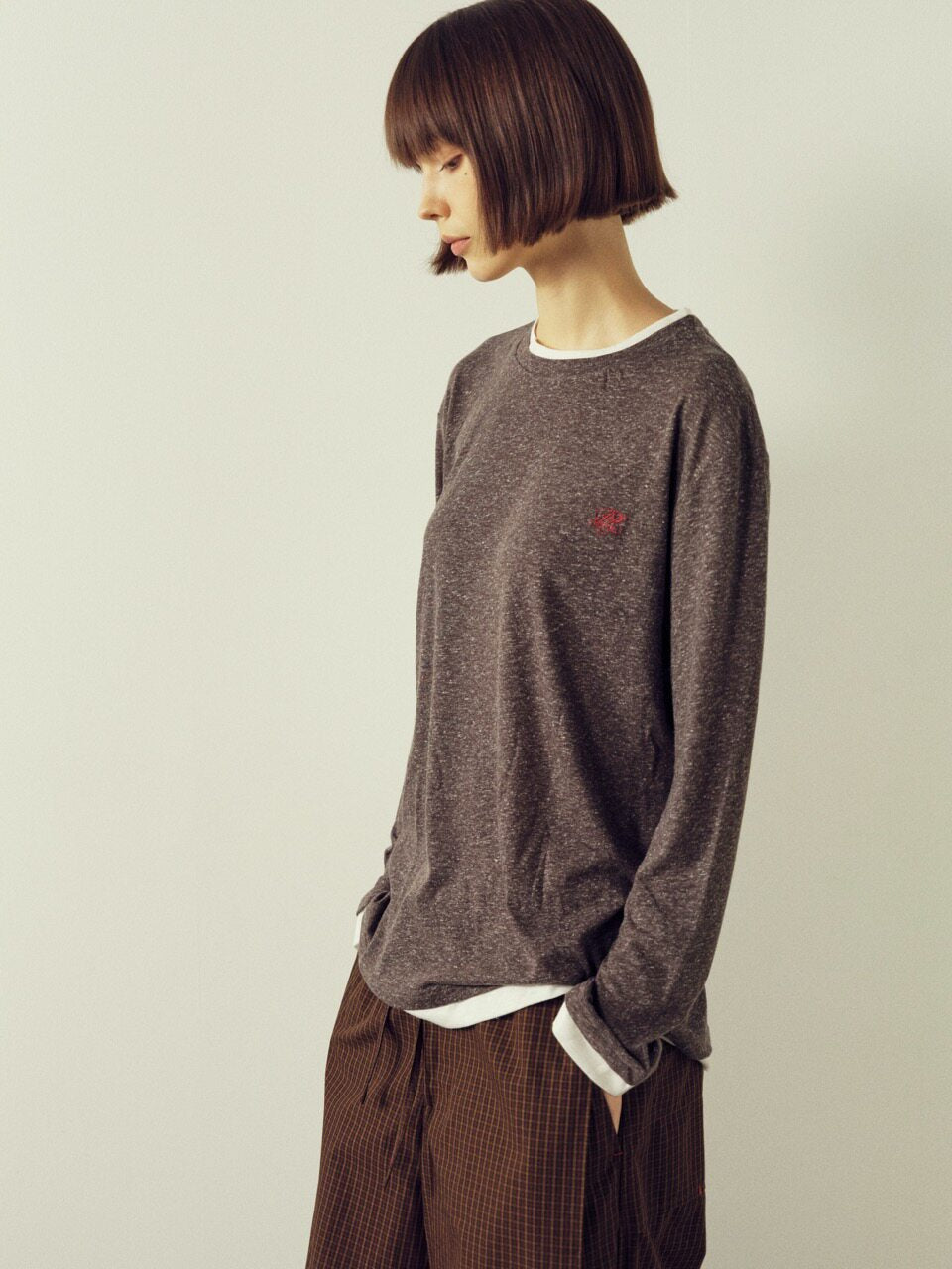 THE PROUDER linen vintage layered loose base