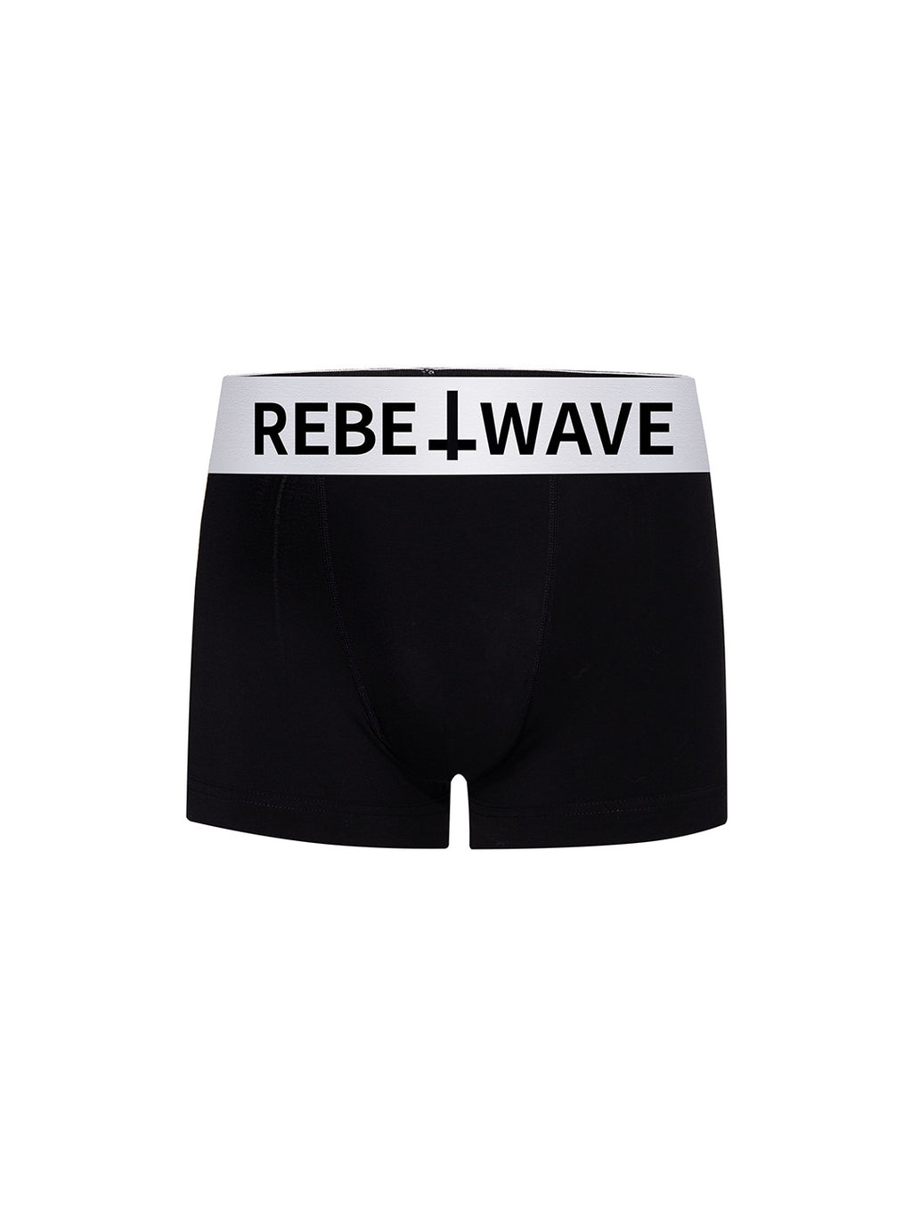REBEL WAVE Quick-Drying Breathable Antibacterial Flat Crotch Ice Silk Slogan Underwear
